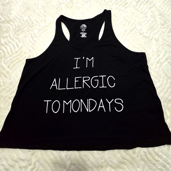 SO Tops - SO Racerback Tank Top. Black. Size L